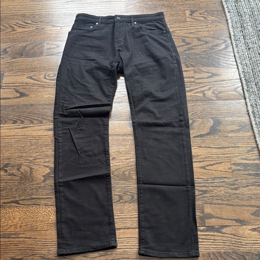 Mavi Men's Black Zach Straight Jeans Size 31”X 29” Pant
